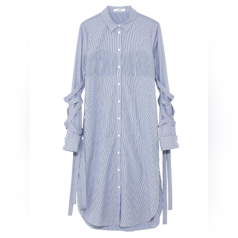 Tibi Panelled Shirt Dress